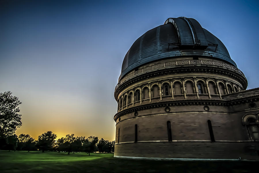 Yerken Observatory at sunset Photograph by Sven Brogren