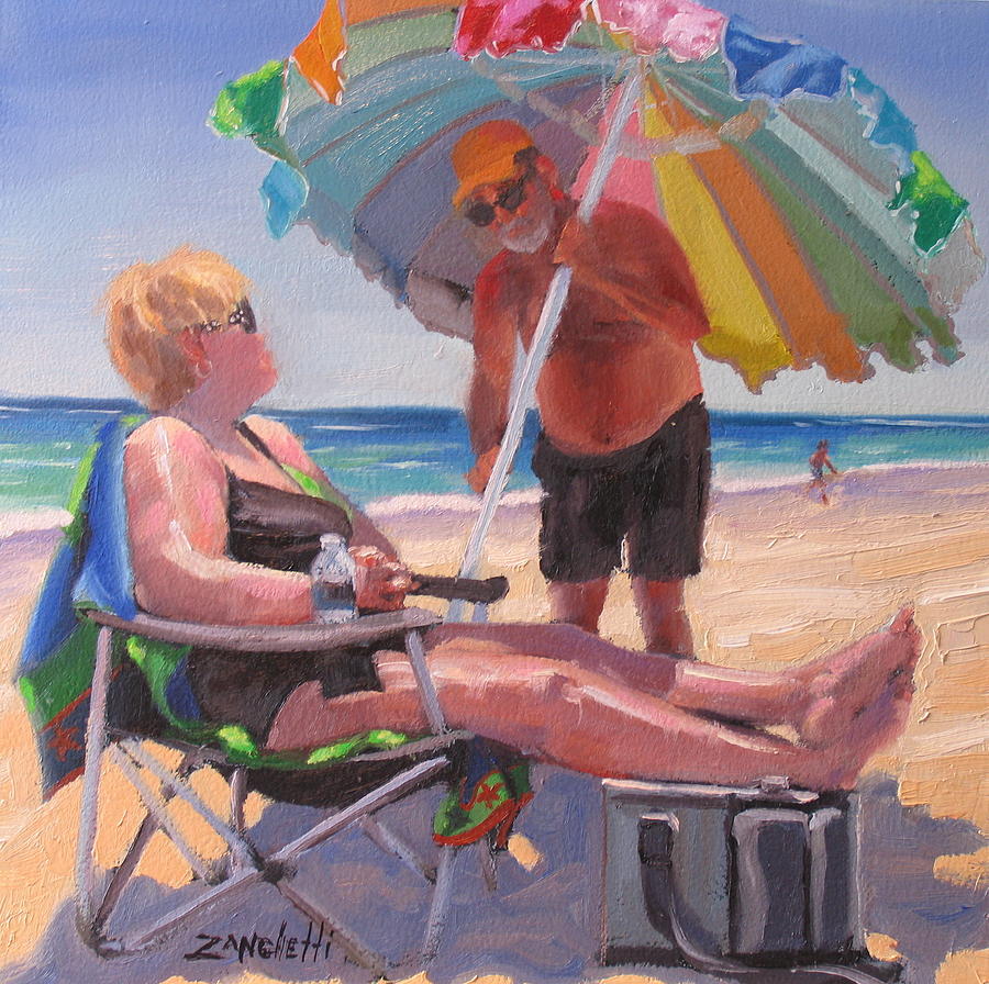 Summer Painting - Yes Dear by Laura Lee Zanghetti