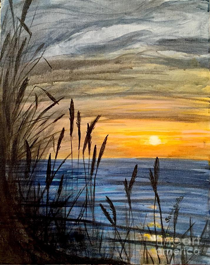 Yet another Sunset Painting by Samanvitha Rao