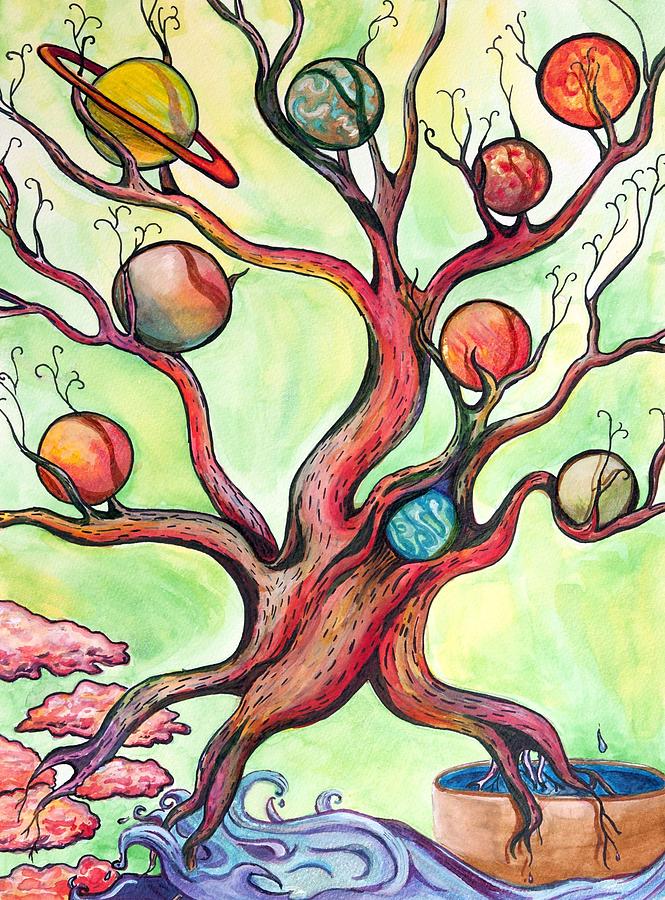 Yggdrasil Painting by Starr Weems