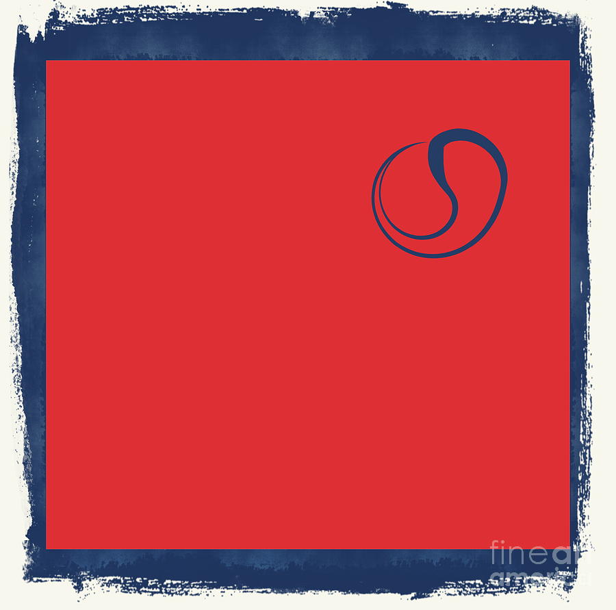 Yin and Yang Blue and Red Photograph by Andrea Kollo