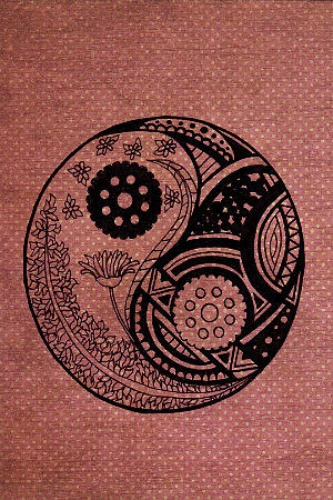 Yin Yang Design Drawing by Jenna Monroe - Fine Art America