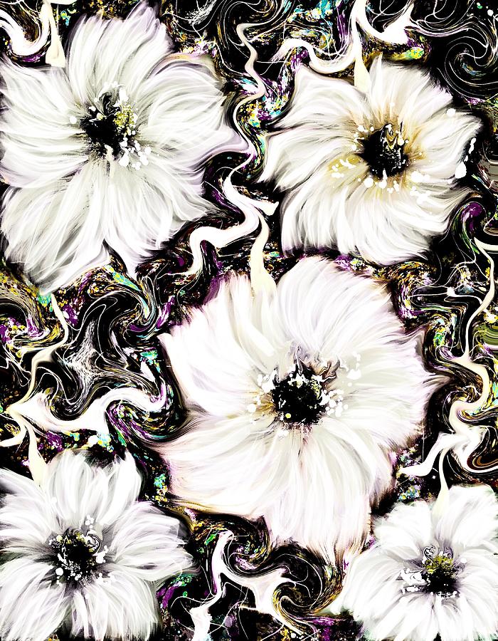Yin Yang Flowers Digital Art by Lauries Intuitive