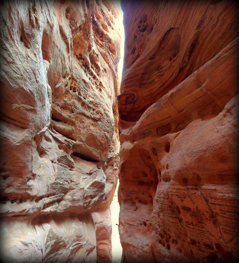 Yin Yang of a canyon Photograph by Donna Spadola