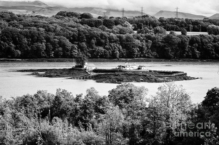 Ynys Photograph - Ynys Gored Goch island in the menai strait north wales uk by Joe Fox