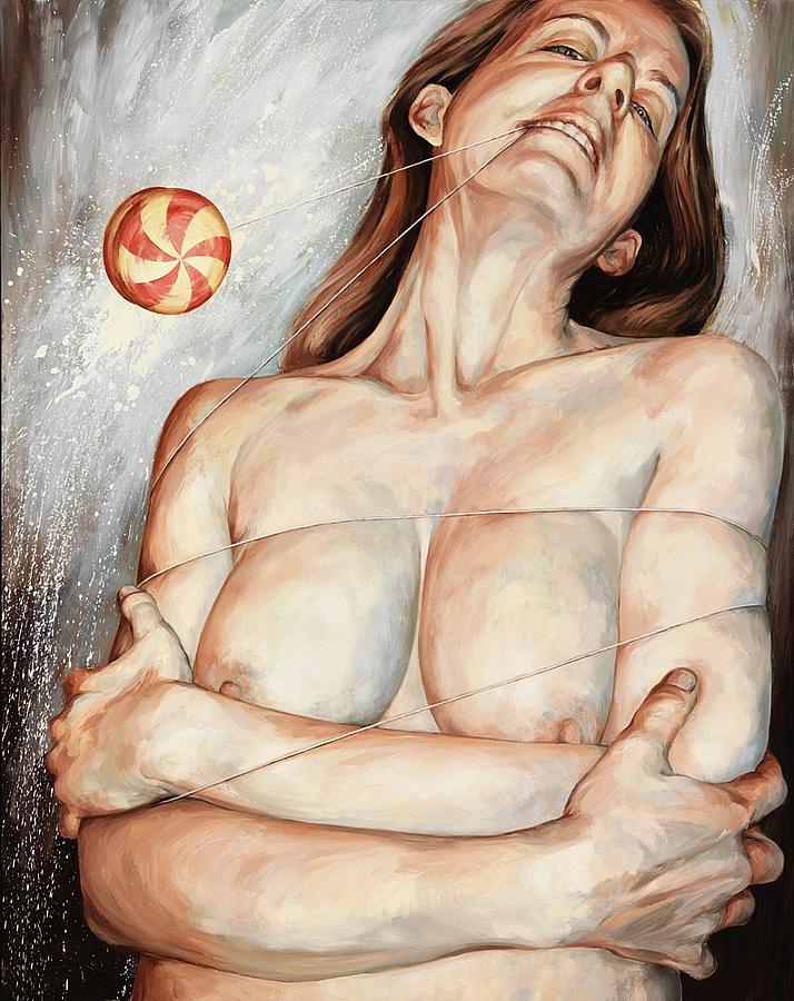Nude Painting - Yo-Yo by Joyce Polance Nude Painting - Yo-Yo by Joyce Polance