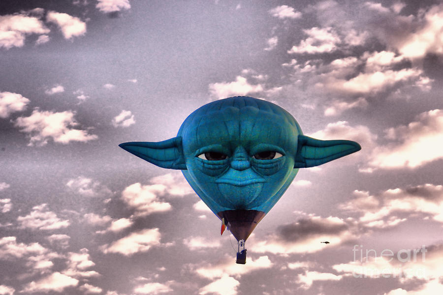 Yoda Balloon Photograph by Jeff Swan