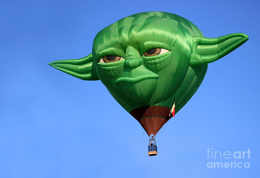 Yoda in the Sky Photograph by Karen Adams