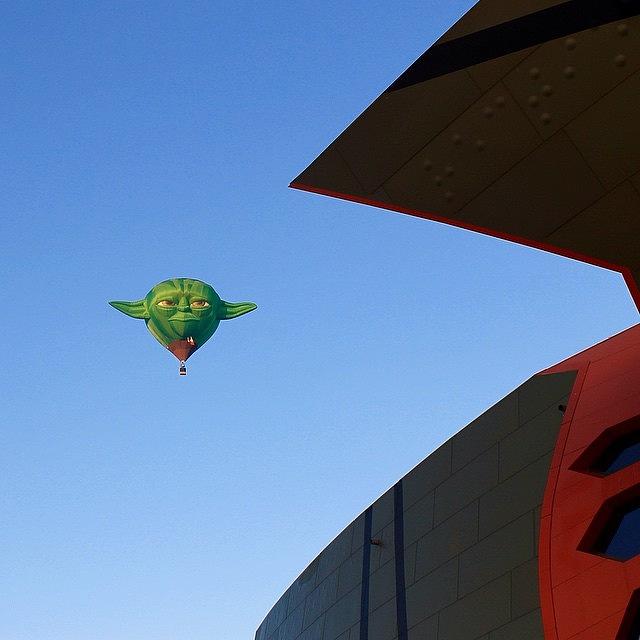 Balloons Photograph - Yoda Visits The National Museum by Anthony Croke
