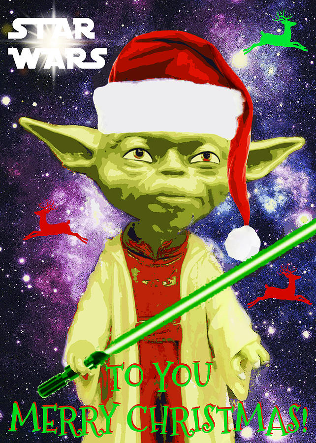 Yoda Wishes To You Merry Christmas Photograph by Aurelio Zucco