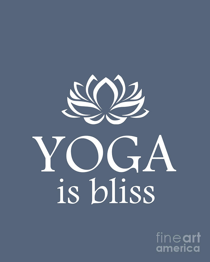 Yoga Is Bliss Digital Art