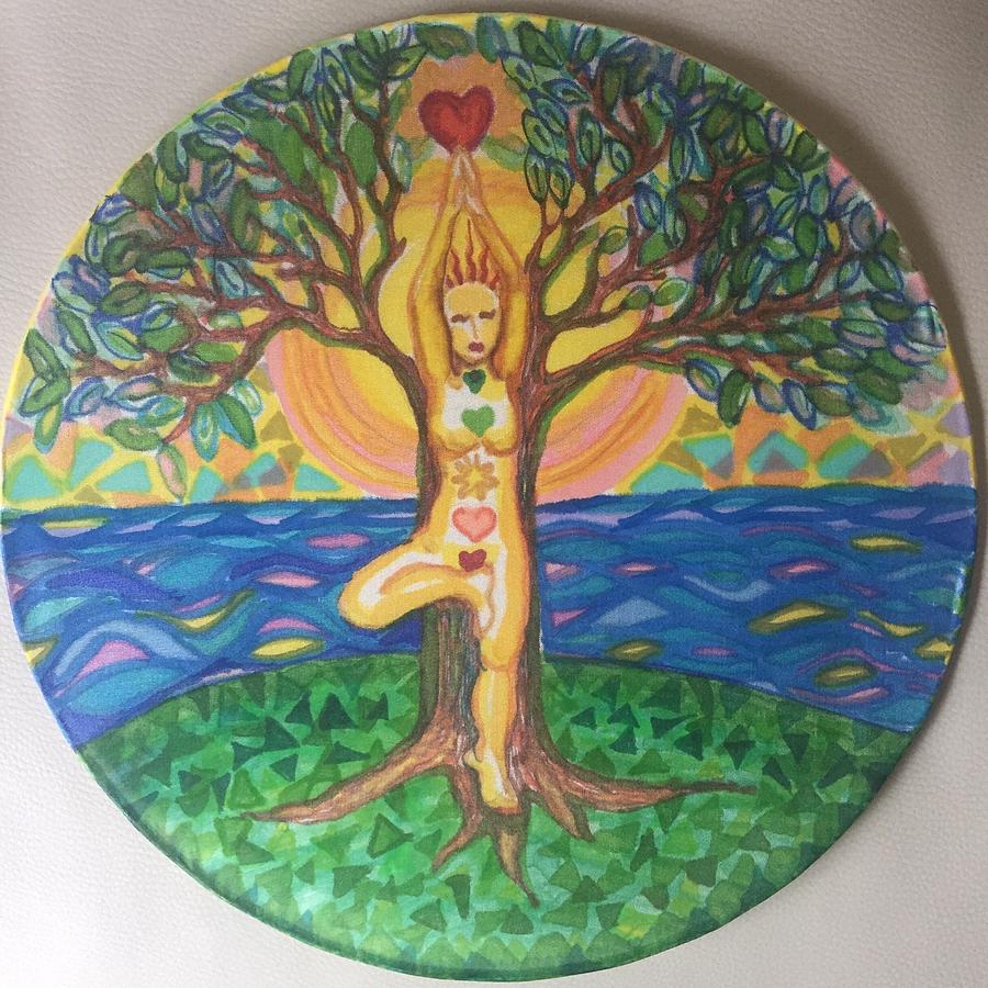 Yoga Tree Pose by Peg Toliver Yoga Tree Pose by Peg Toliver