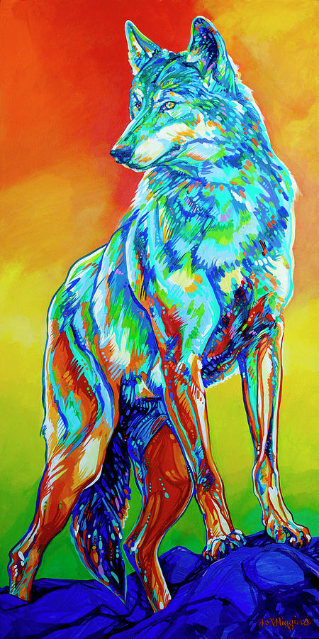 Wildlife Painting - Yoho Mountain by Derrick Higgins