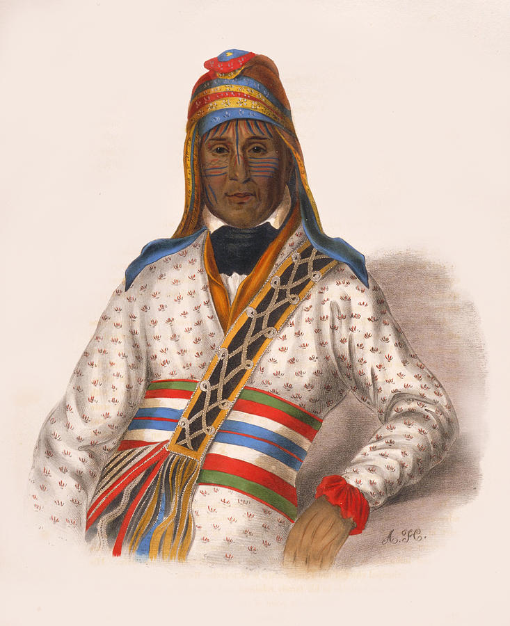 Yoholo-Micco a Creek chief Drawing by Unknown