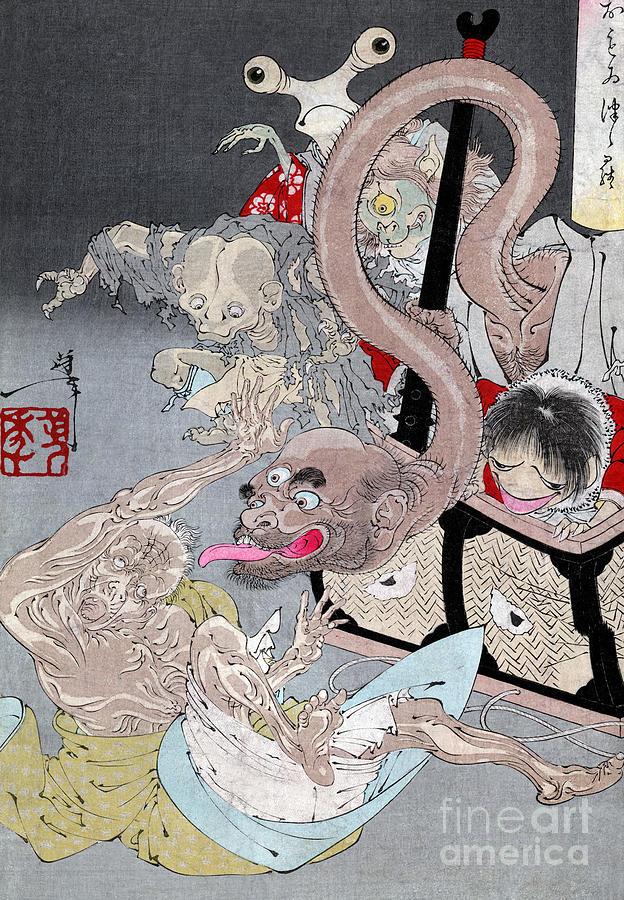 Yokai, Japanese Supernatural Monsters Photograph by Science Source