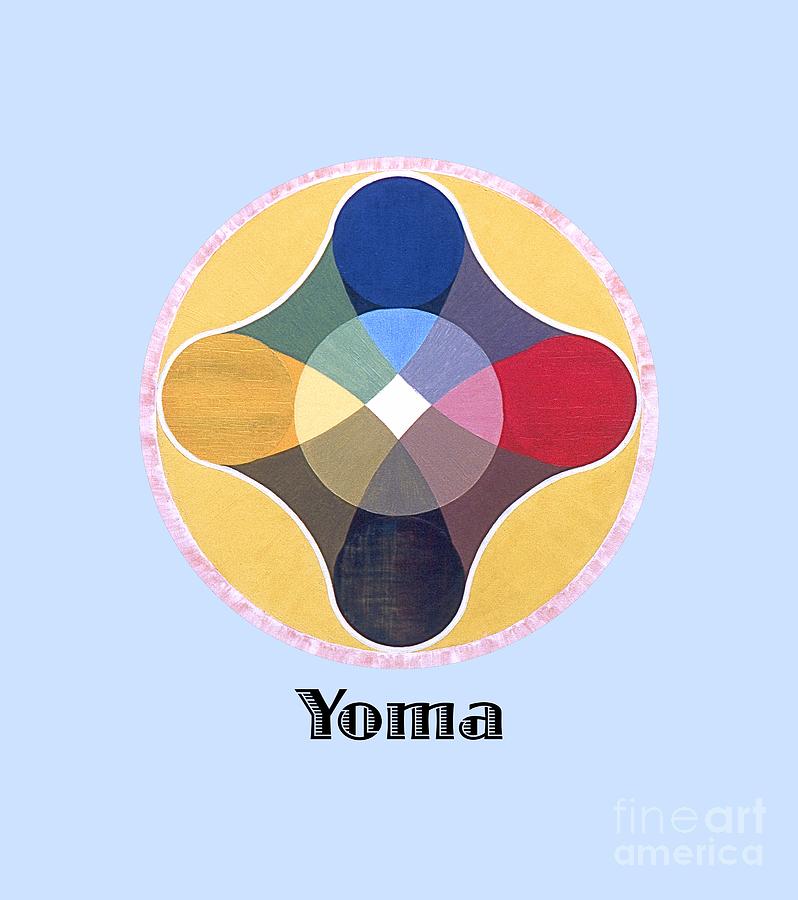 Tarot Painting - Yoma text by Michael Bellon Tarot Painting - Yoma text by Michael Bellon