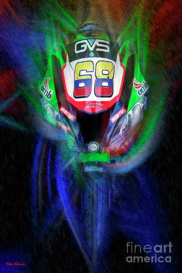 Yonny Hernandez PEDERCINI Kawasaki ZX-10RR  Photograph by Blake Richards