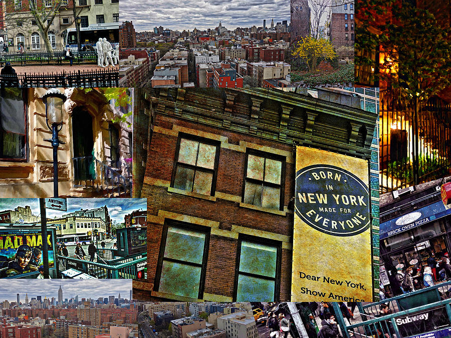 York city Collage Photograph by Joan Reese