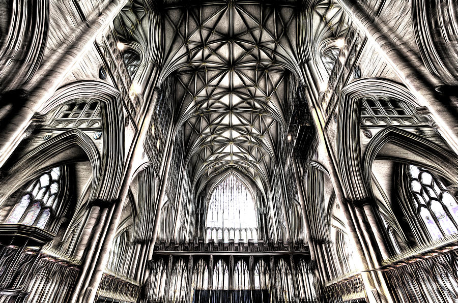 York Minster Cathedral Art Photograph by David Pyatt