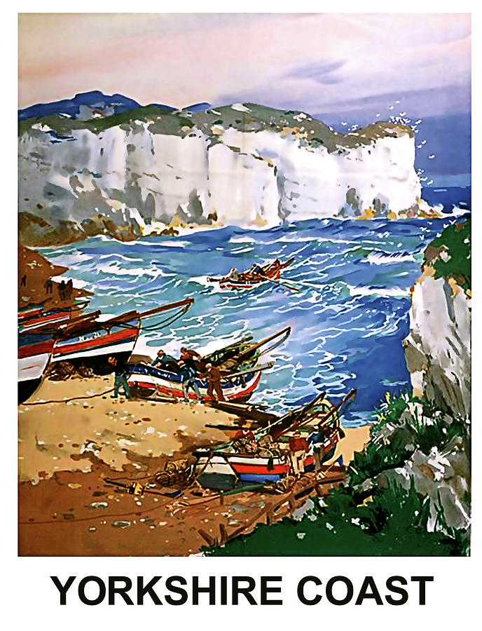 Boat Painting - Yorkshire Coast by Long Shot
