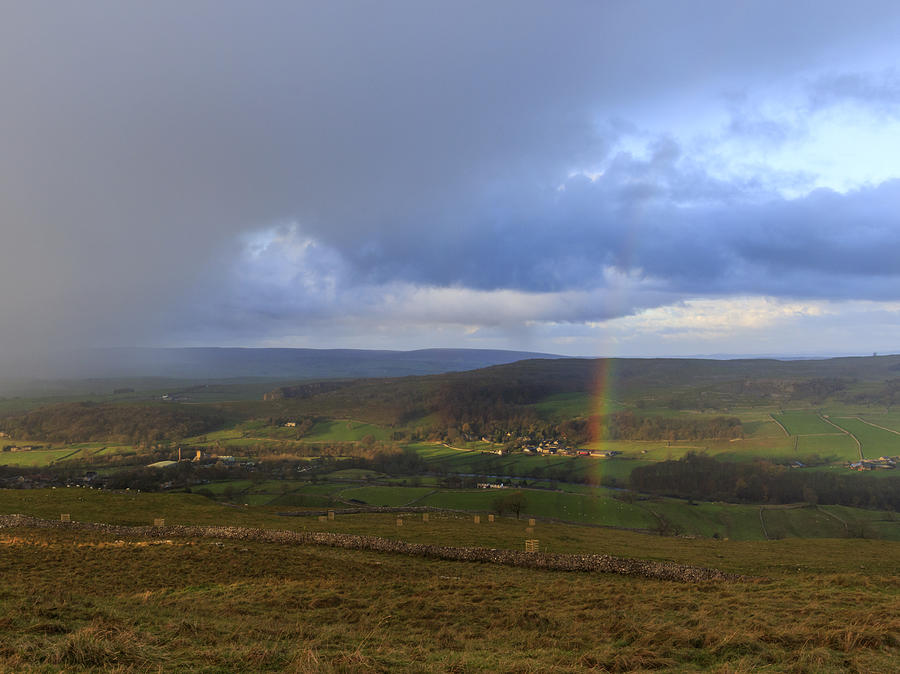 Yorkshire Dales Rainbow Photograph by Chris Smith