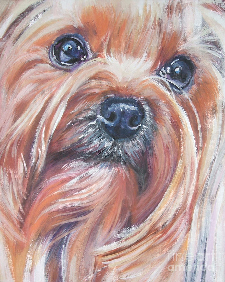 Yorkshire Terrier Painting by Lee Ann Shepard