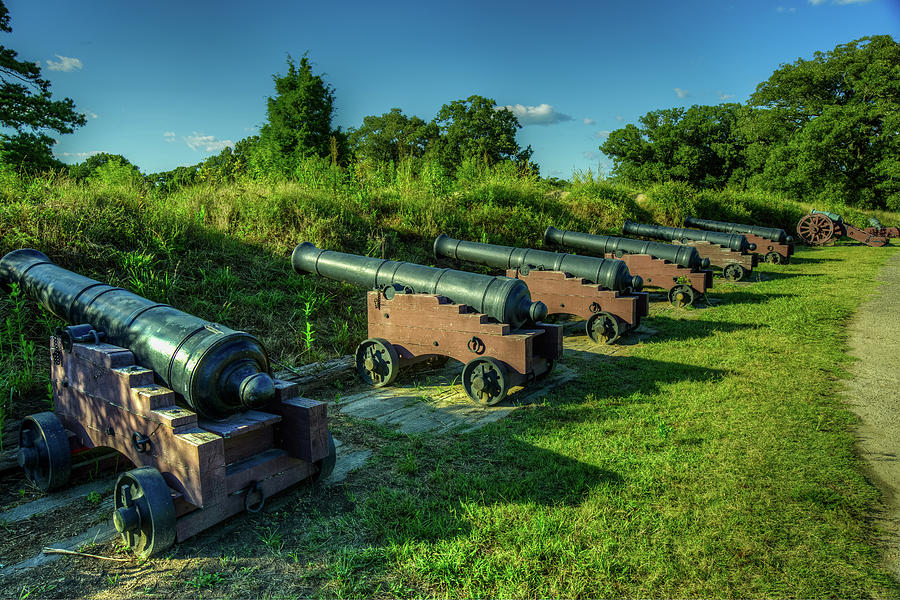 Virginia Photograph - Yorktown Cannons by Pete Federico Virginia Photograph - Yorktown Cannons by Pete Federico