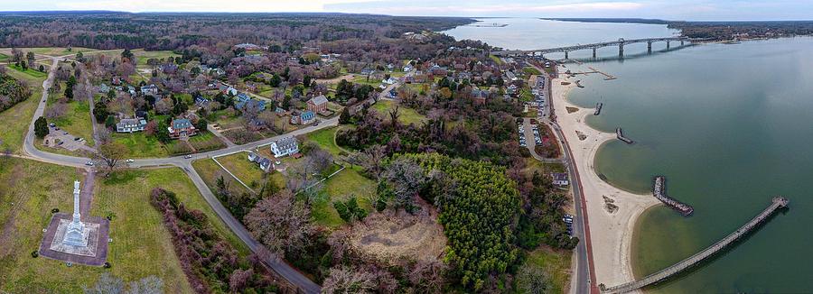 Yorktown Photograph - Yorktown in Spring by Tredegar DroneWorks Yorktown Photograph - Yorktown in Spring by Tredegar DroneWorks