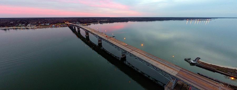 Yorktown Photograph - Yorktown Sunset by Tredegar DroneWorks Yorktown Photograph - Yorktown Sunset by Tredegar DroneWorks