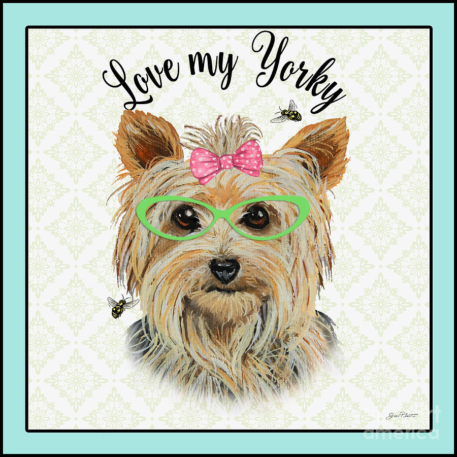 Yorky-JP3867 Painting by Jean Plout