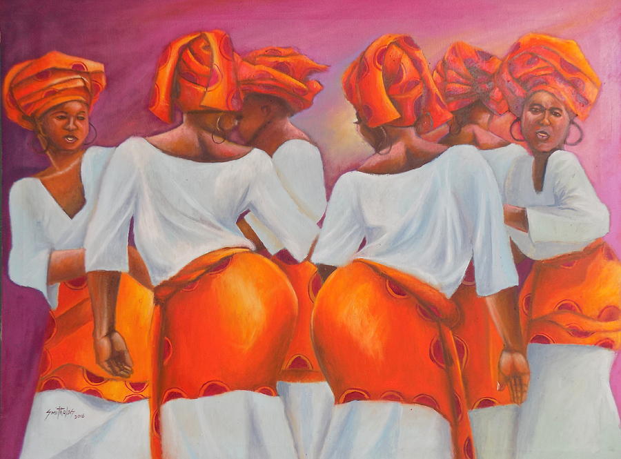 Yoruba Traditional Dancers Painting by Olaoluwa Smith - Fine Art America