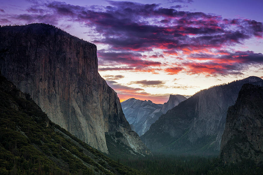 Yosemite after Sunset Photograph by Andrew Soundarajan