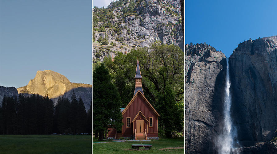 Yosemite National Park Photograph - Yosemite Collage by Logan Beaschler