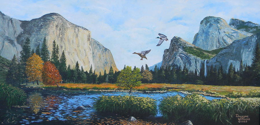 Yosemite Painting by Duwayne Williams