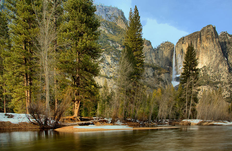 Yosemite Falls and The Merced Photograph by Josephine Buschman
