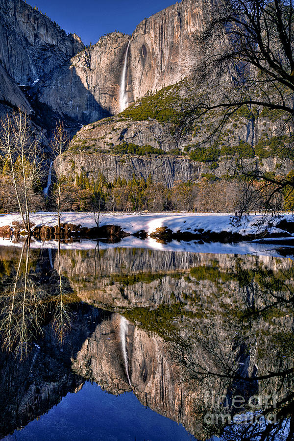 Yosemite Falls From Across The Merced River Photograph By Kim Michaels