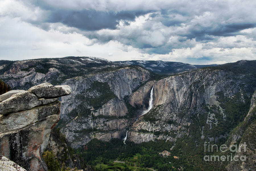 Yosemite Falls from Glacier Point Photograph by David Arment