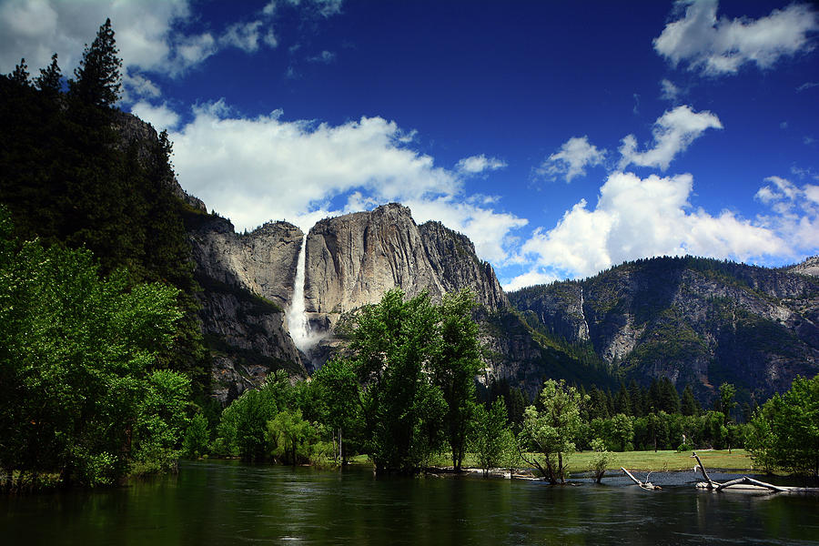 Yosemite Falls from Swinging Bridge Photograph by Raymond Salani III