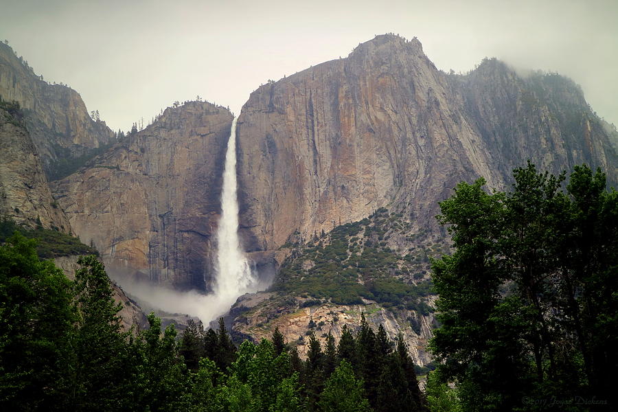 Yosemite Falls Horizontal Photograph by Joyce Dickens