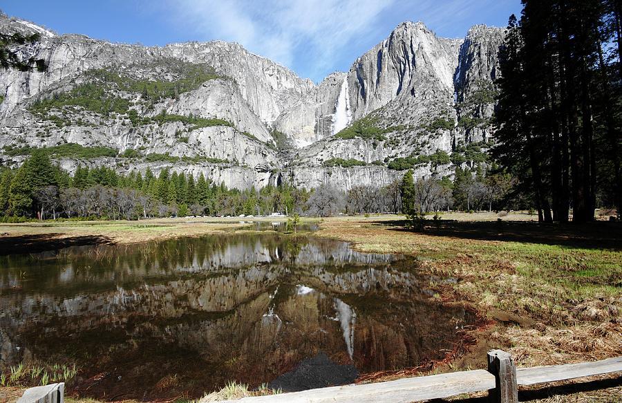 Yosemite Falls Reflected Photograph
