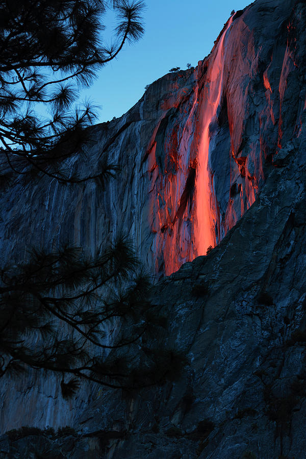 Yosemite Horsetail Fall  Photograph by Doug Holck