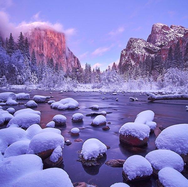 Yosemite National Park Photograph - Yosemite in winter  by Andy Bucaille
