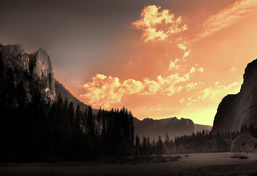 Yosemite in Orange Photograph by JoAnn Silva