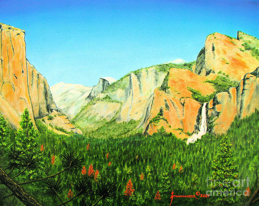 Yosemite National Park Painting - Yosemite National Park by Jerome Stumphauzer