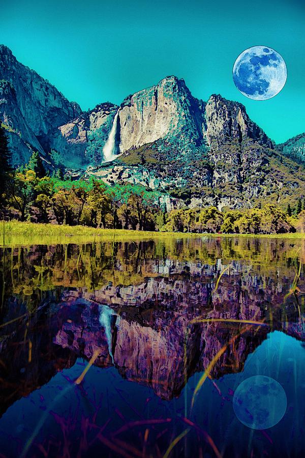 Yosemite National Park Poster 2 Painting by Celestial Images