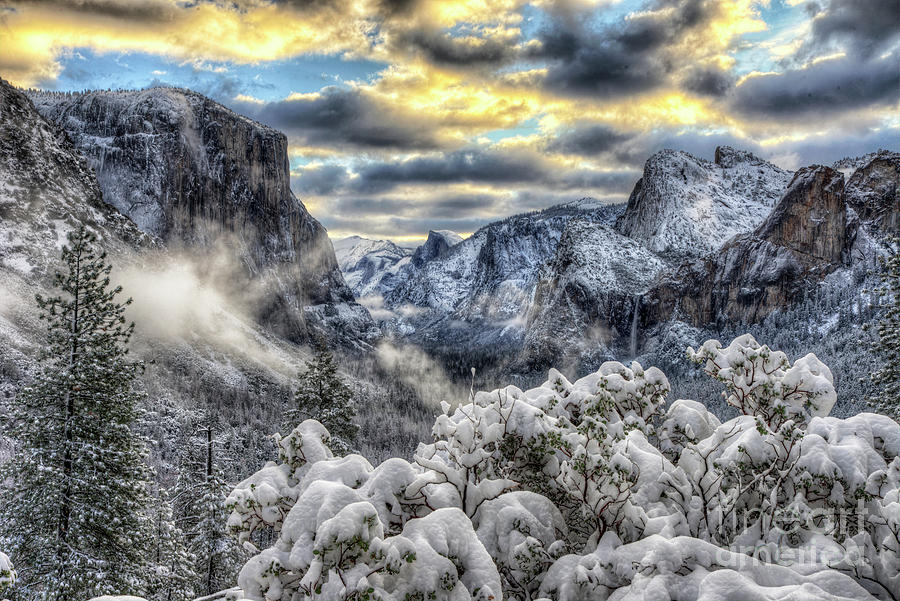 Yosemite National Park Tunnel View Winter Beauty II Photograph