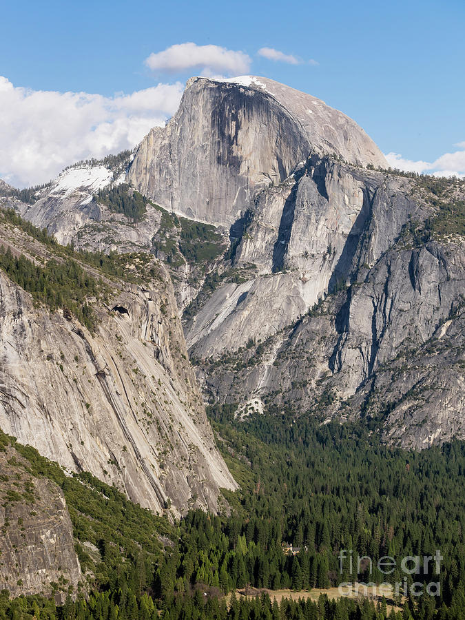 Yosemite Nature Scene - Half Dome Photograph