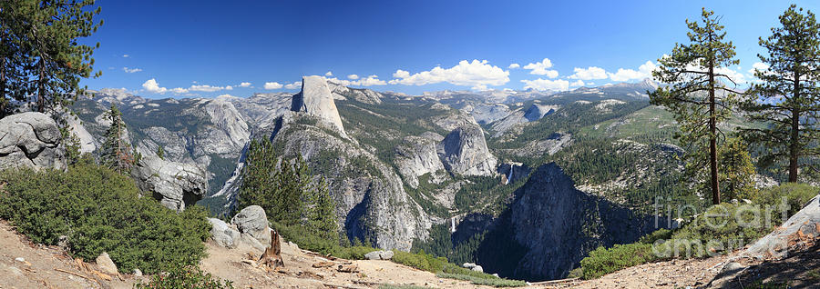 Yosemite panorama Photograph by Warren Photographic