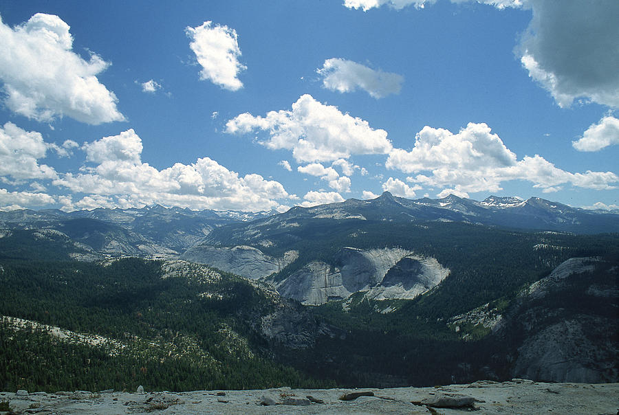 Sierra Panoramic from Halfdome Photograph by John Farley