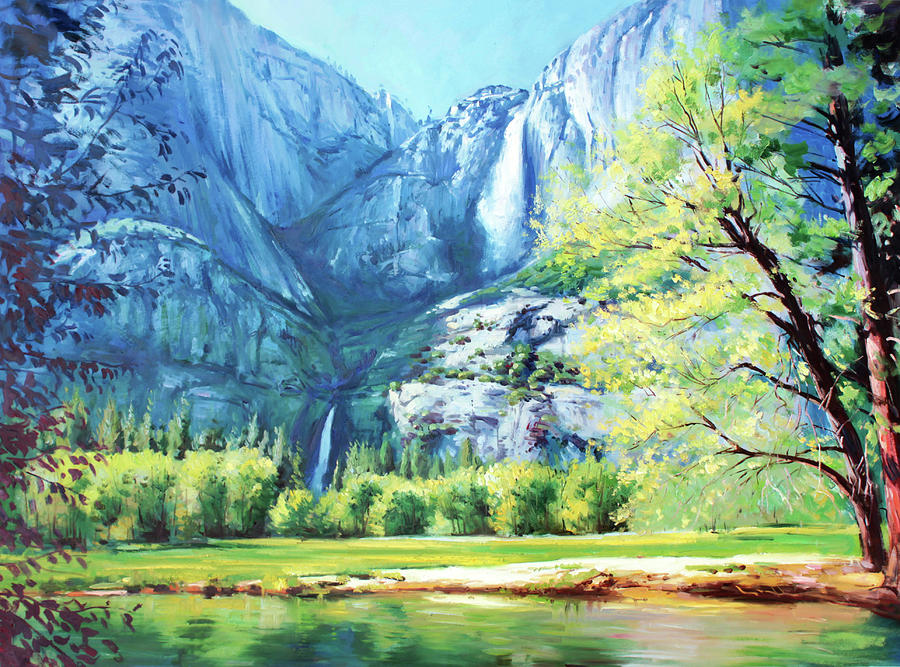 Yosemite National Park Painting - Yosemite Park by Conor McGuire
